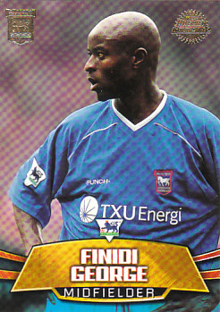 Finidi George Ipswich Town 2002 Topps Premier Gold #IT2